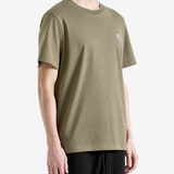 Blue t-shirt, full body view