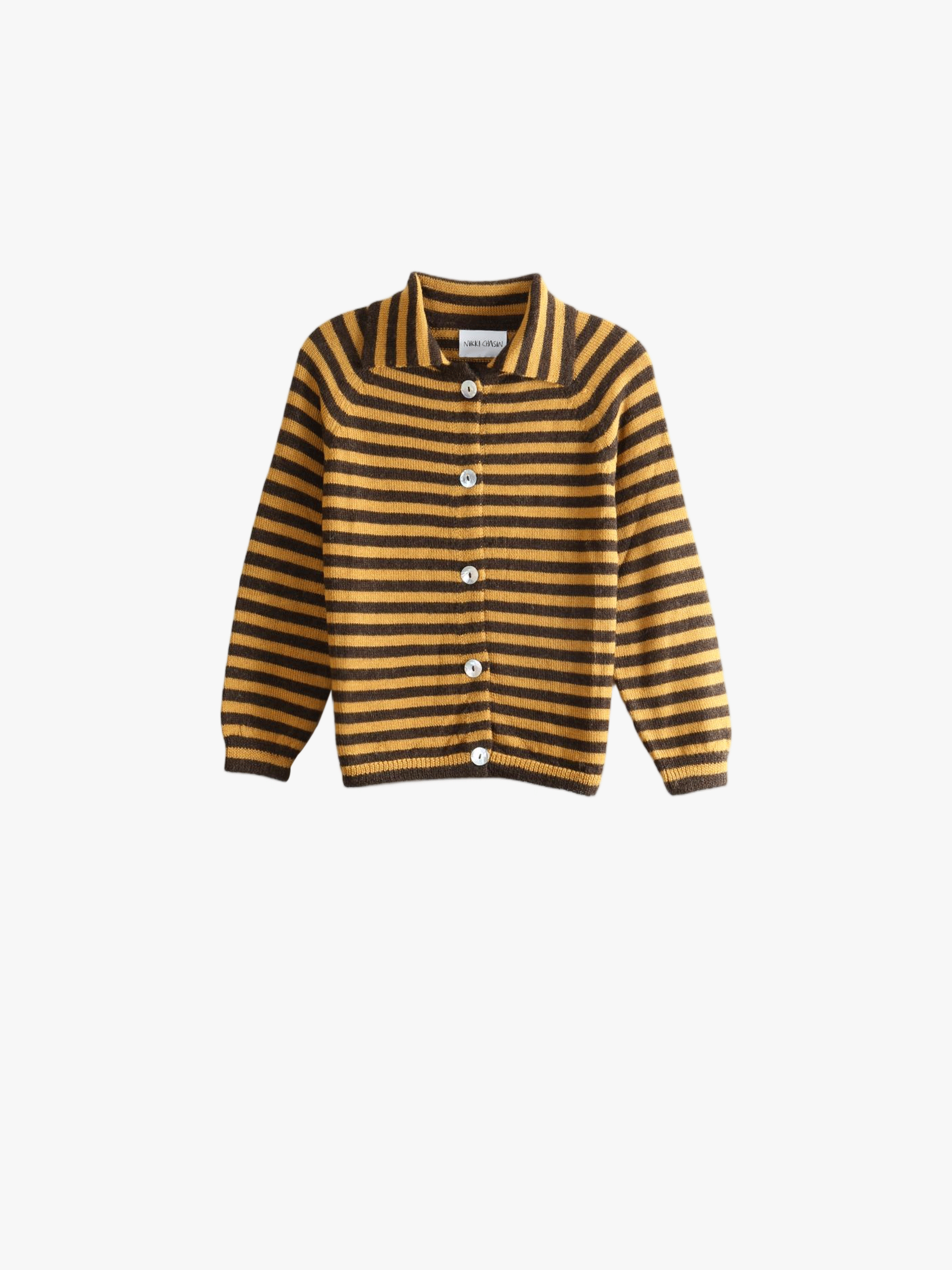 Brown knitwear, front view