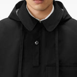Black jacket, front view