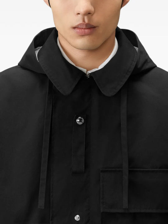 Black jacket, front view
