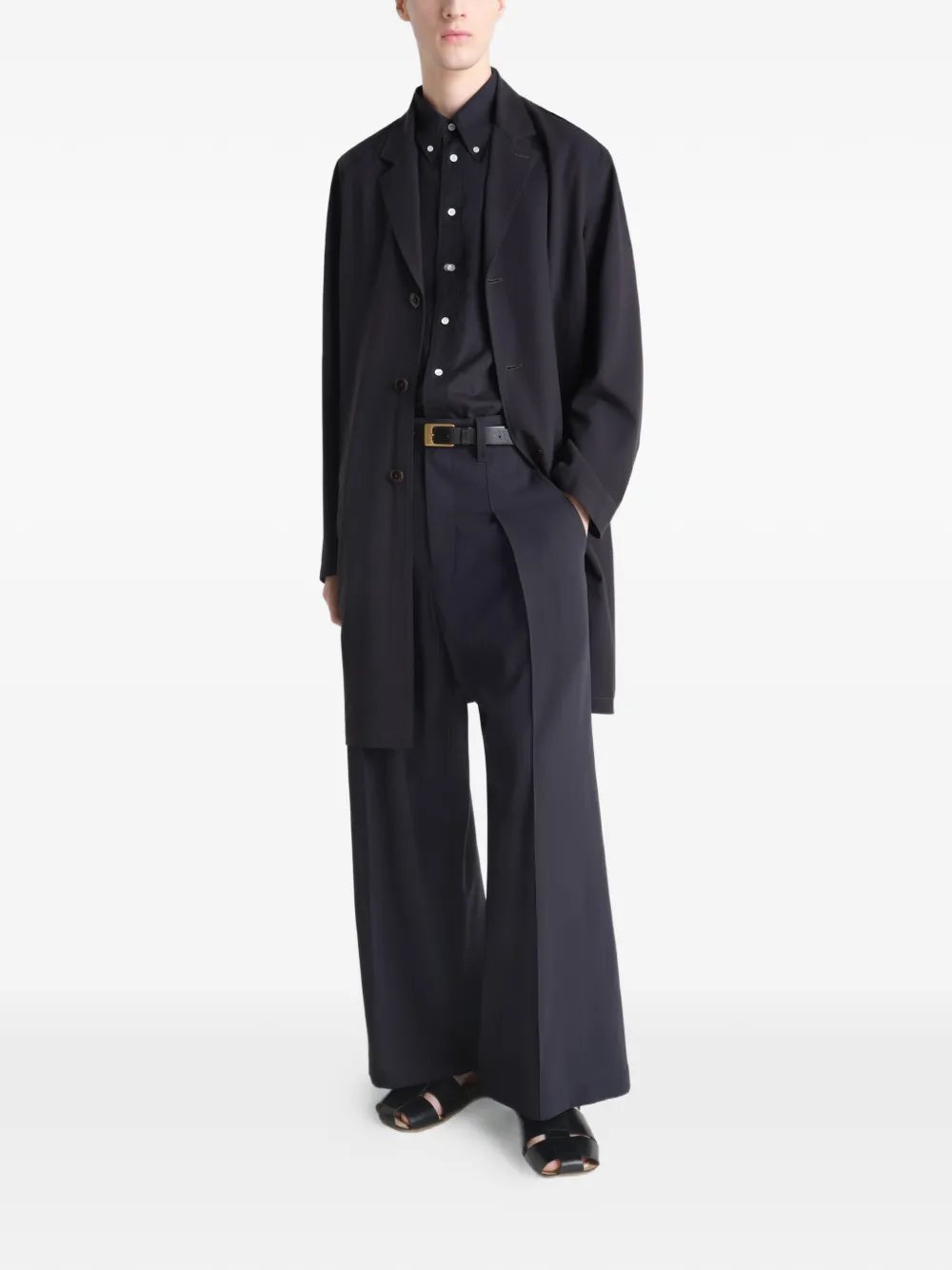 Black coats full body view