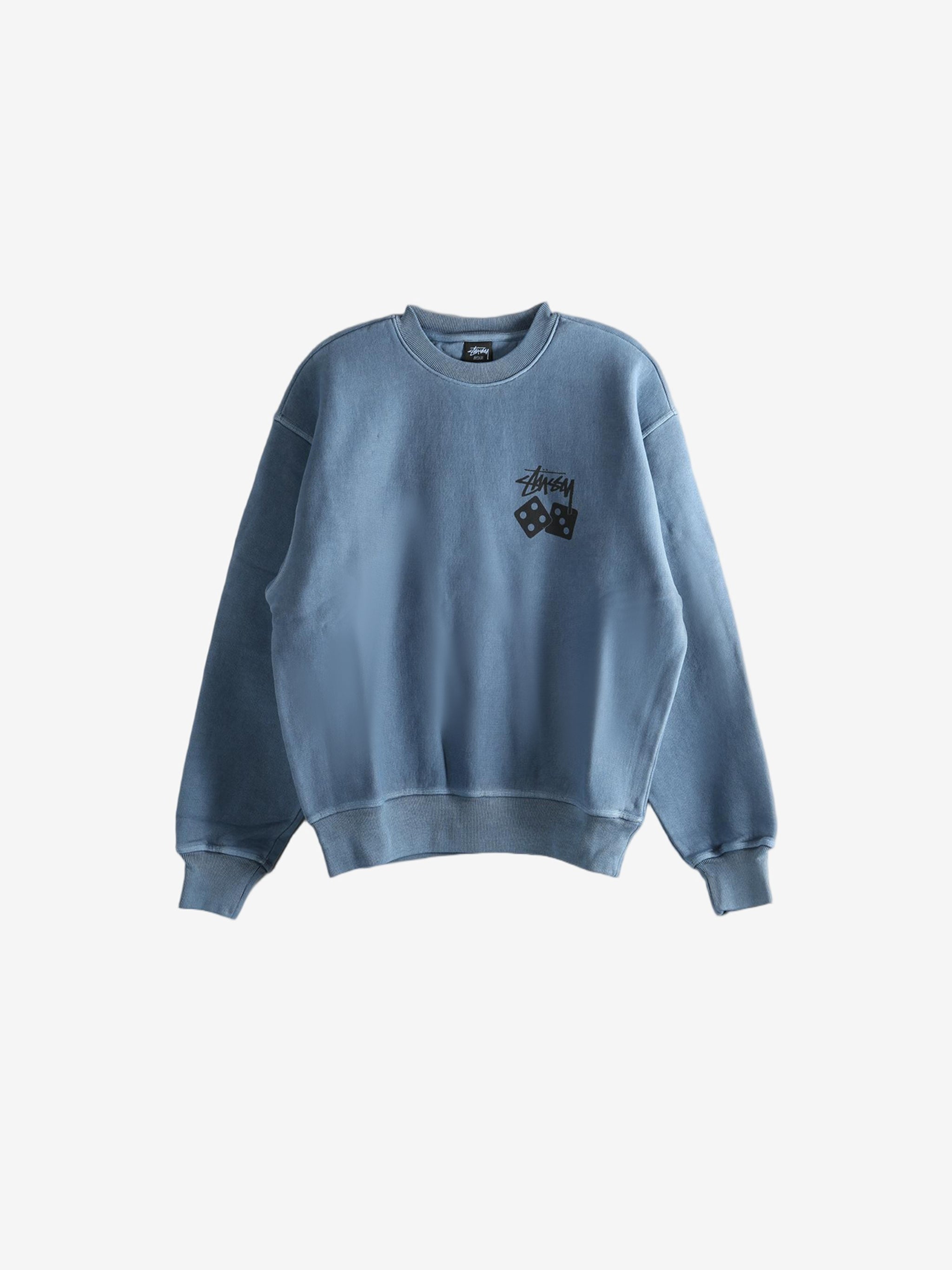 Navy sweatshirt, front view