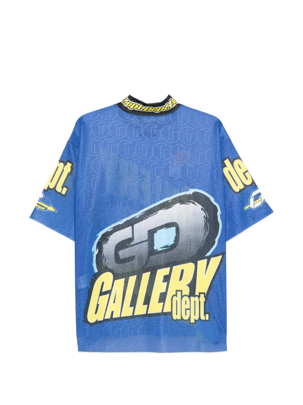 Blue t-shirt, front view