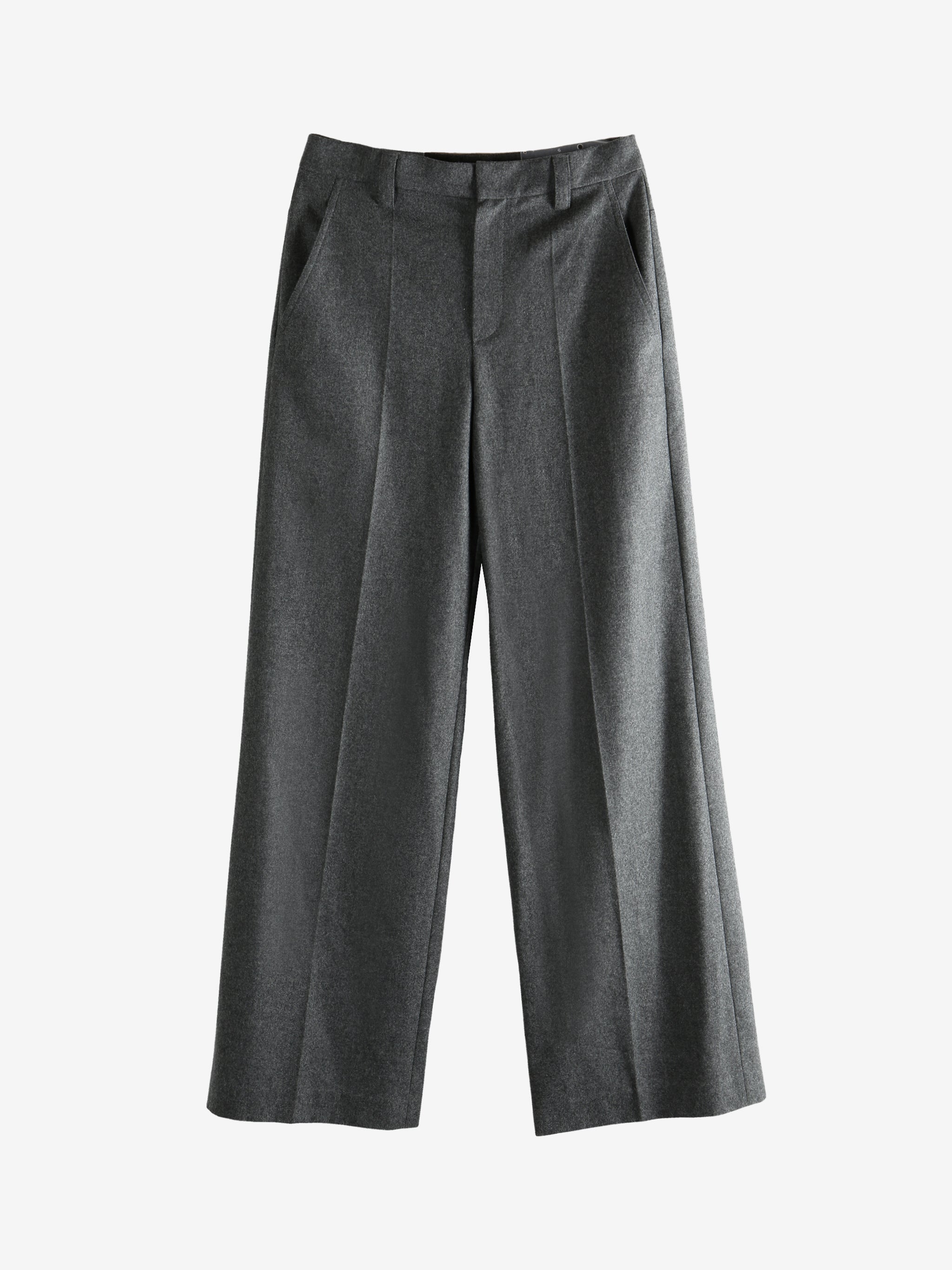 Grey pants,front view