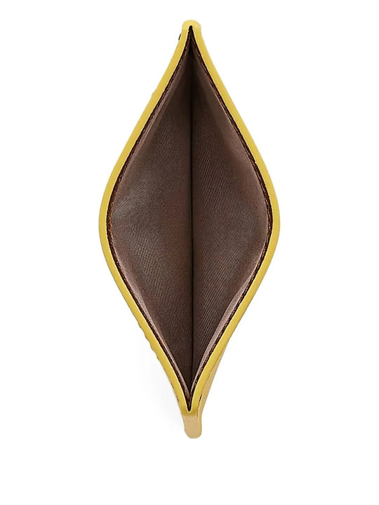 Yellow card holder, top view