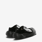 Black sneakers, side view