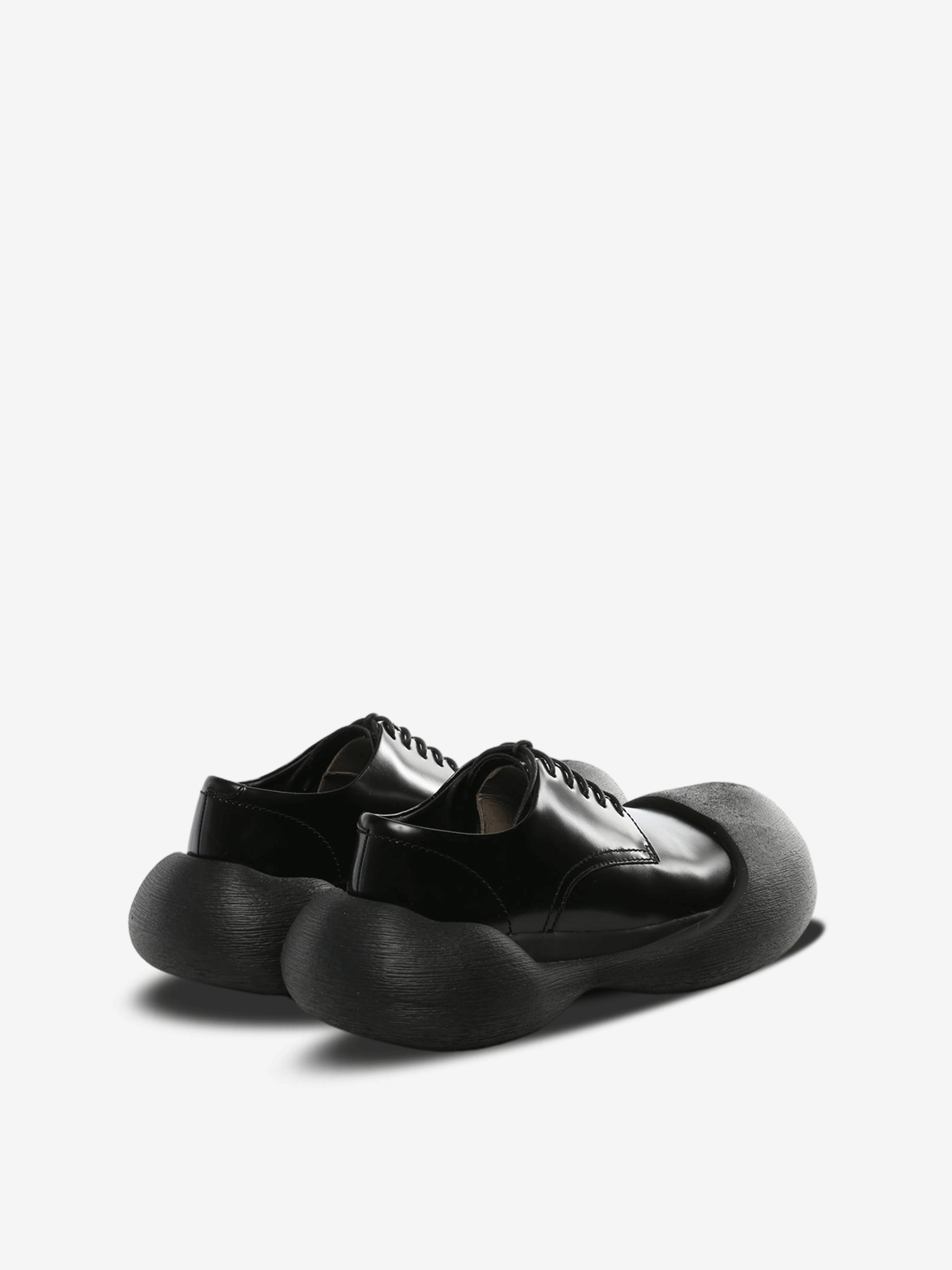 Black sneakers, side view