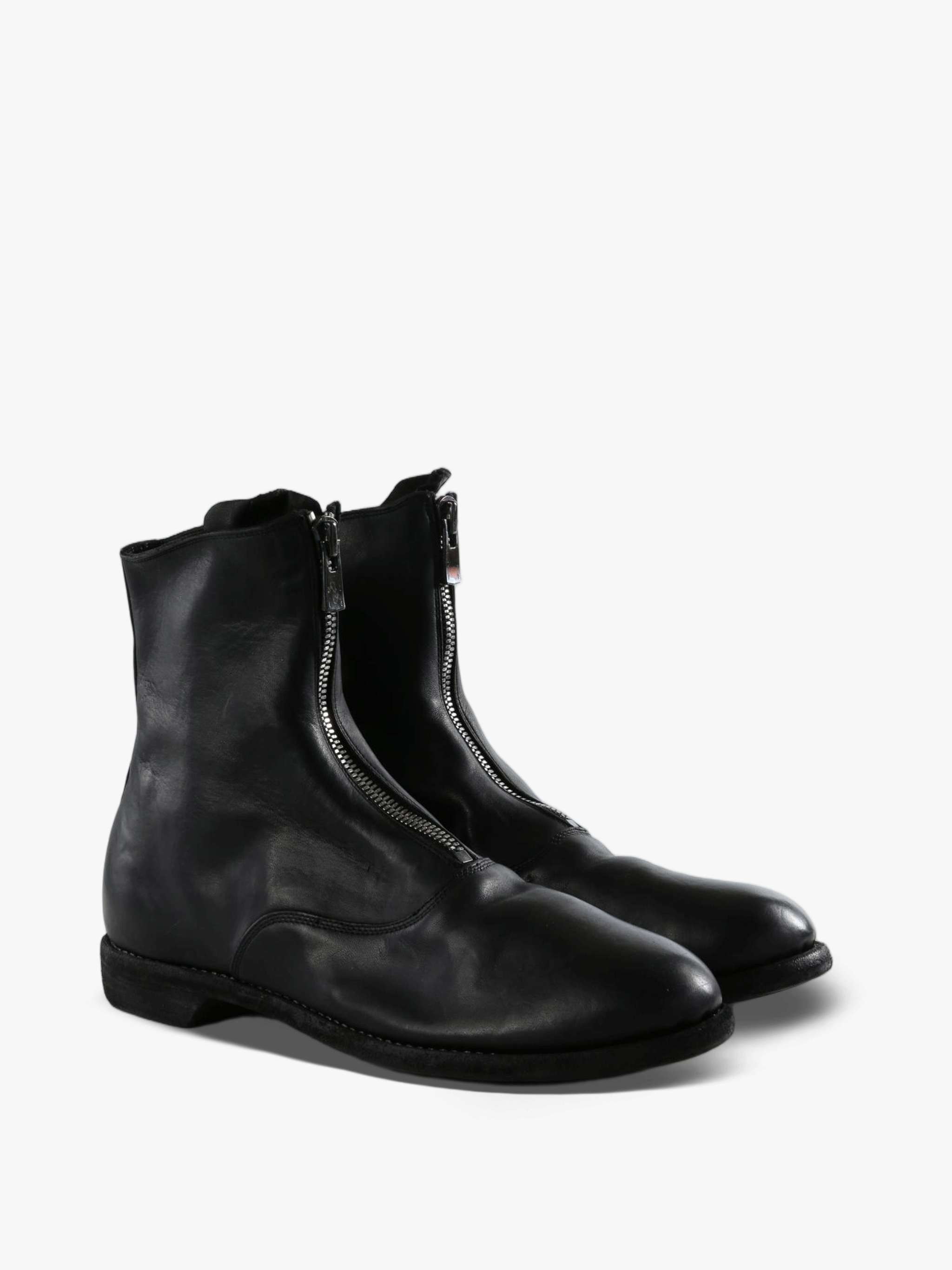 Black boots,side view