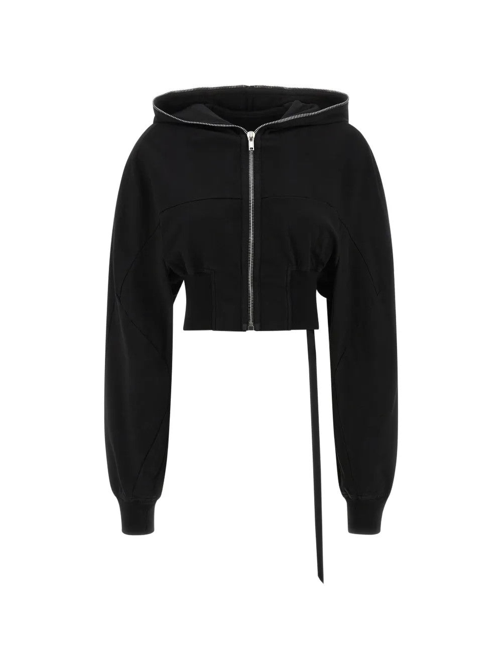 Black hoodie, front view