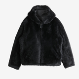 Black jacket, front view