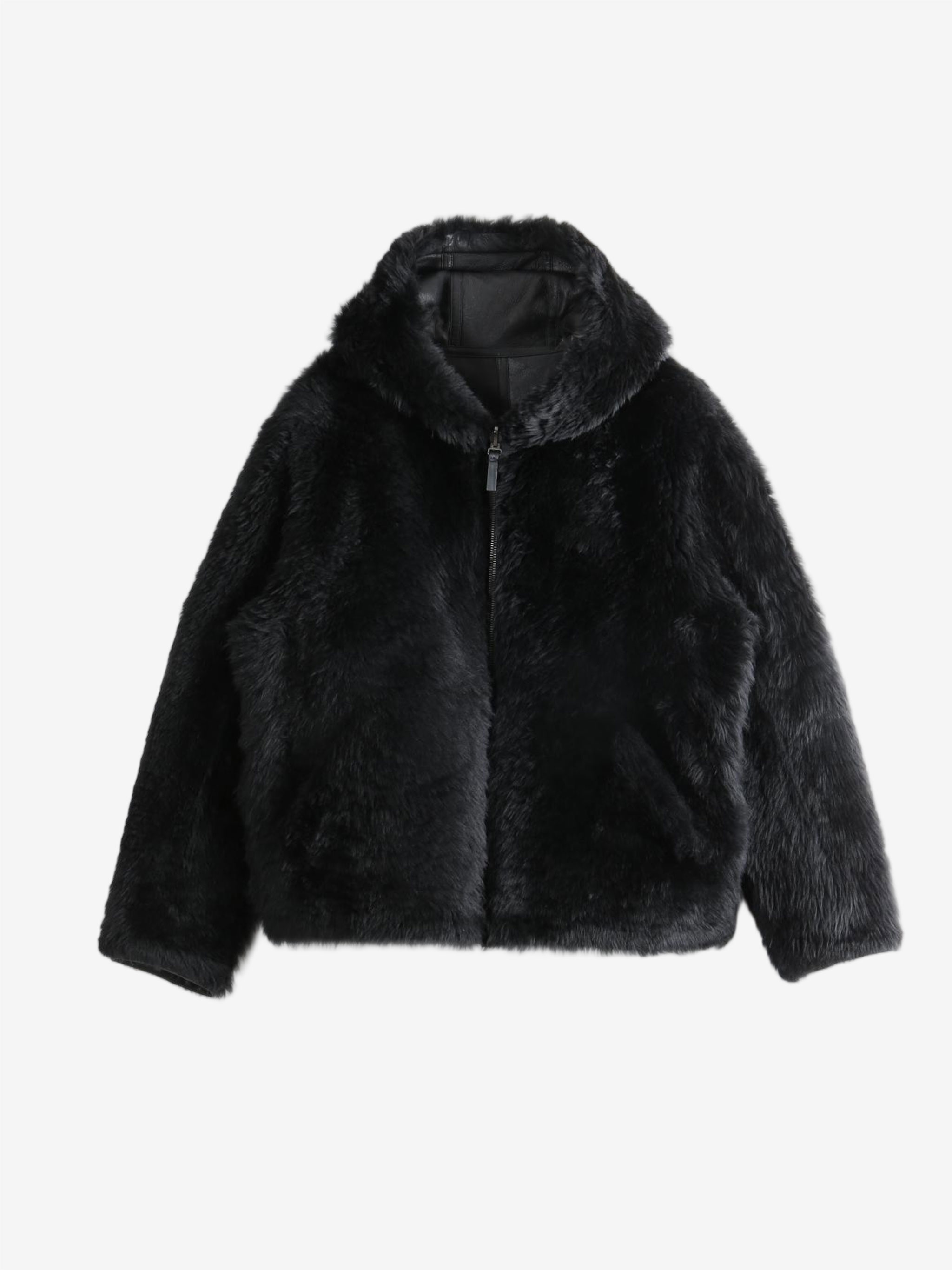 Black jacket, front view