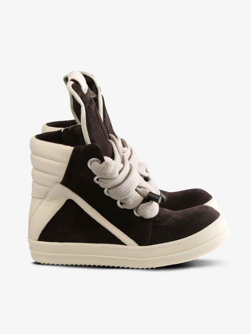 RICK OWENS - Men Scarpe In Pelle Jumbolaced Geobasket