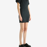 Black dress, full body view