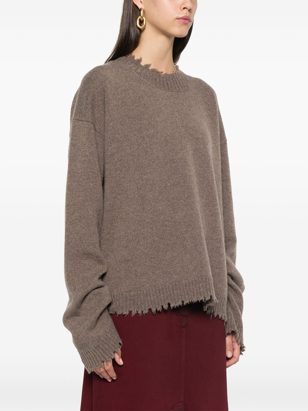 UMA WANG - Women Plain WS Long Sleeve Sweater