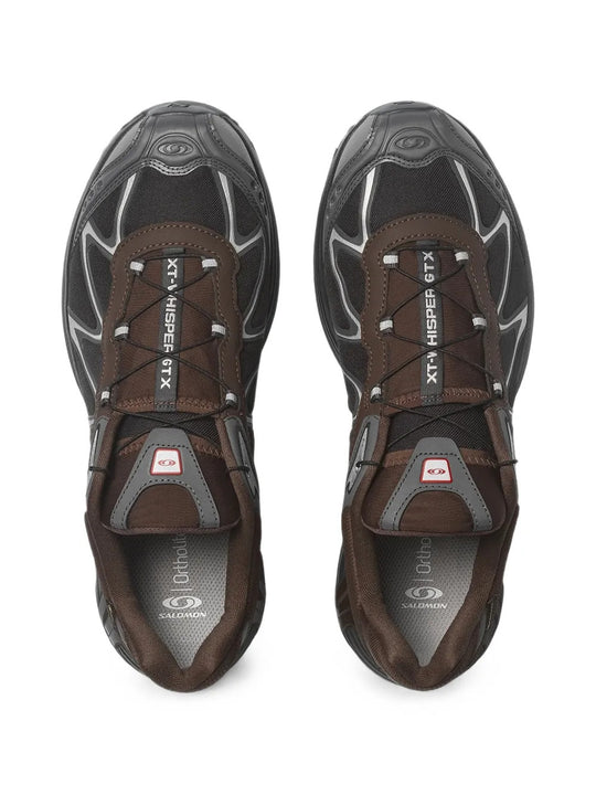 Brown shoes, front view