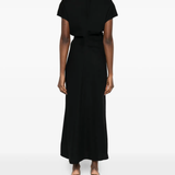 Black dress, Back view