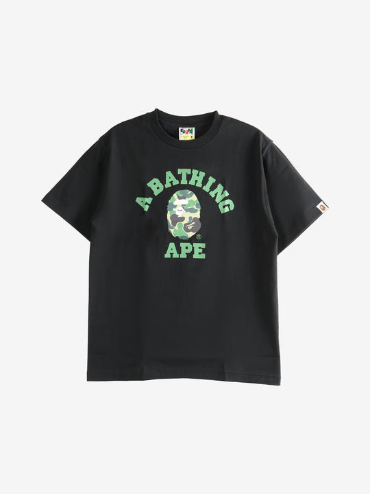 Black t-shirt,front view.