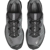 Grey sneakers, top view