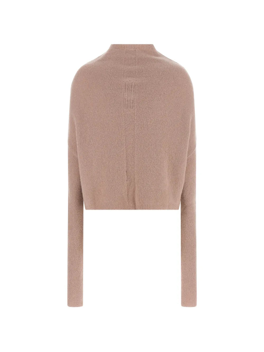 Tan top, back view