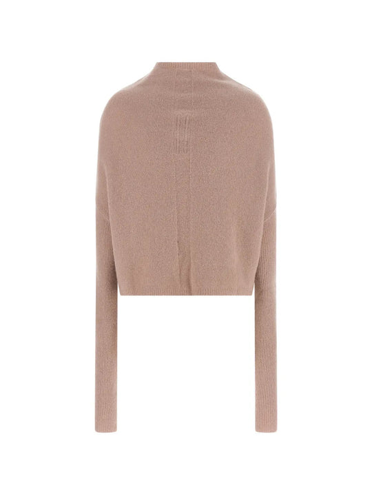 Tan top, back view