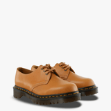 Tan shoes, front view