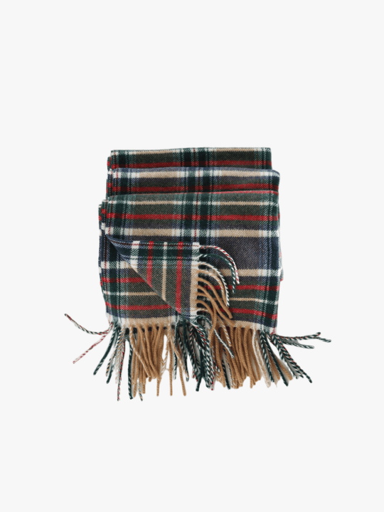Navy scarf, front view