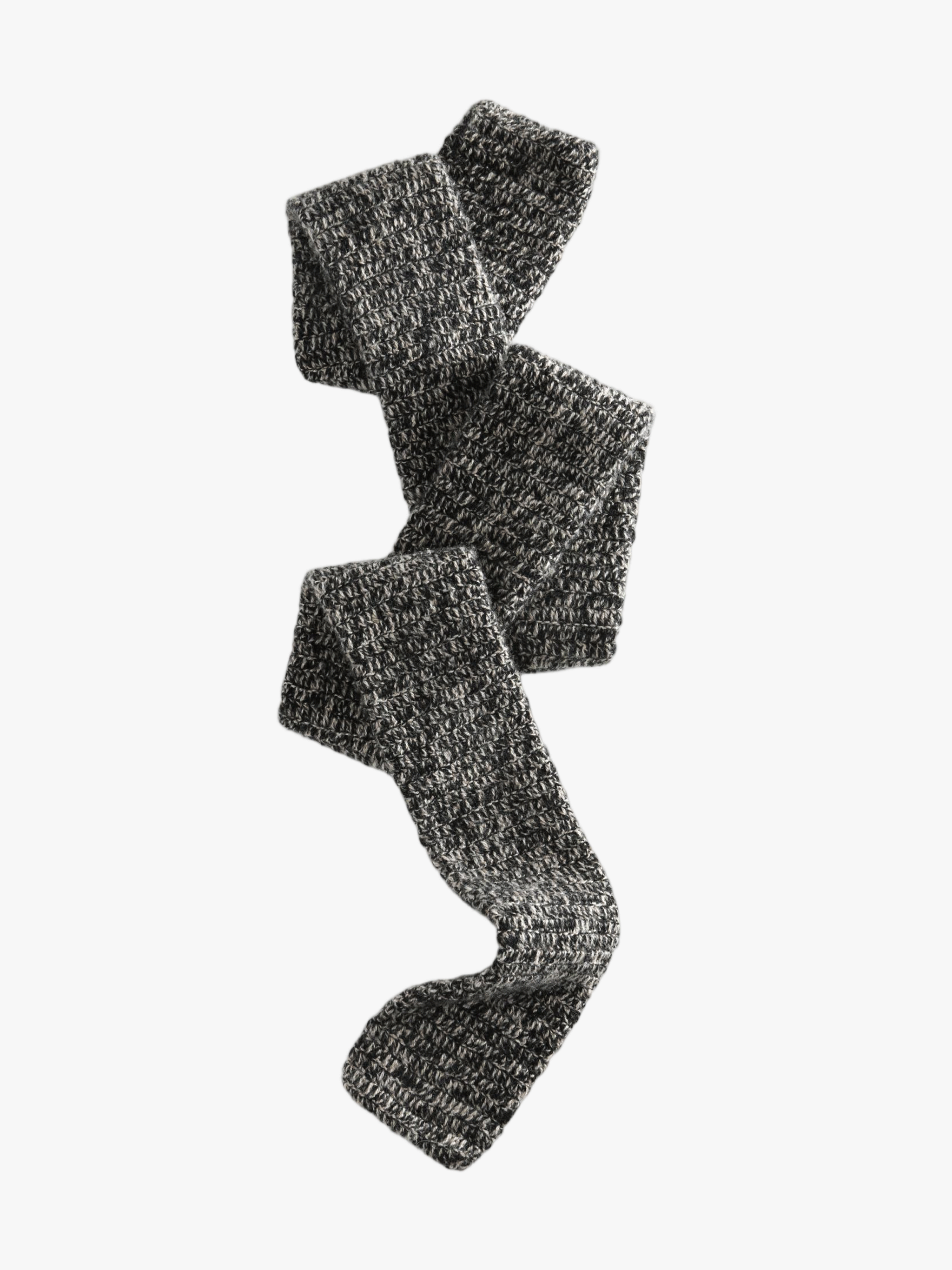 Grey scarf, front view