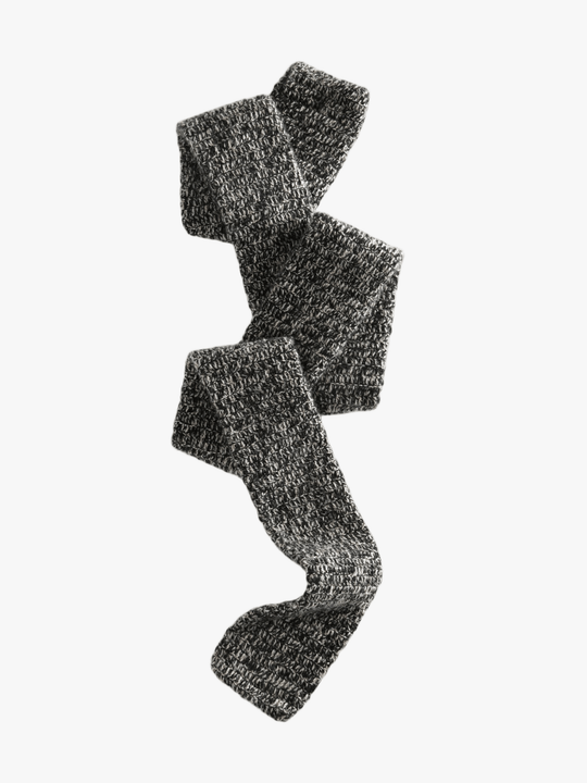 Grey scarf, front view