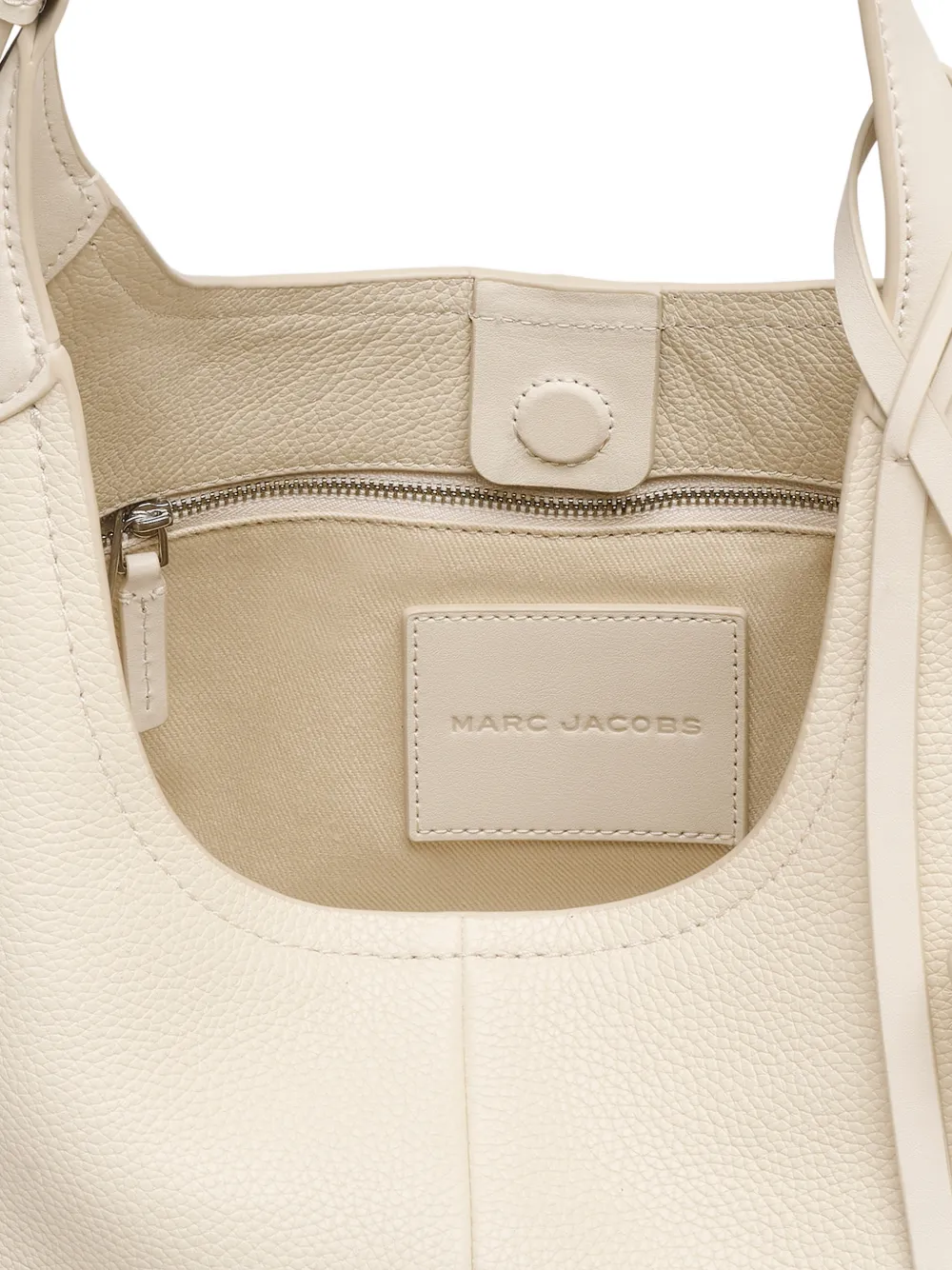 Close up of Tan bag, showing detail