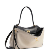 Tan bag, front view
