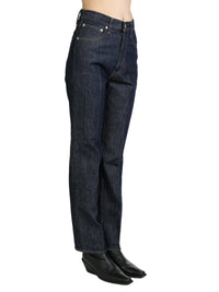 AURALEE - Women Middle Crease Denim Pants