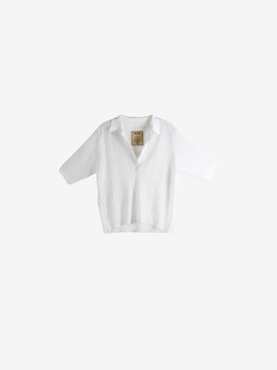 White shirts , front view