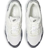 white sneakers,top view