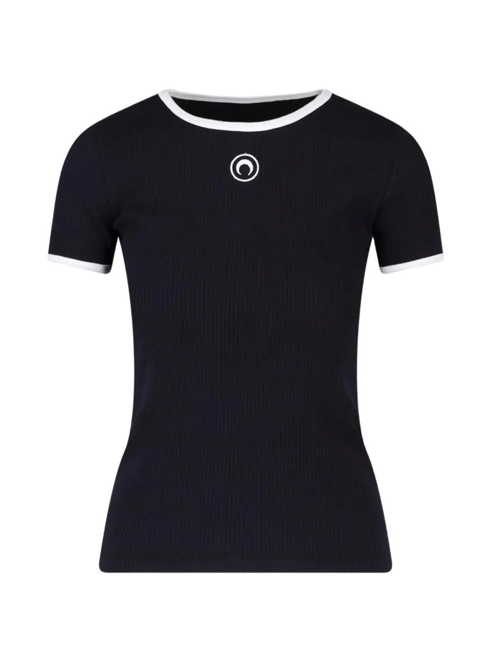 Black t-shirt, front view