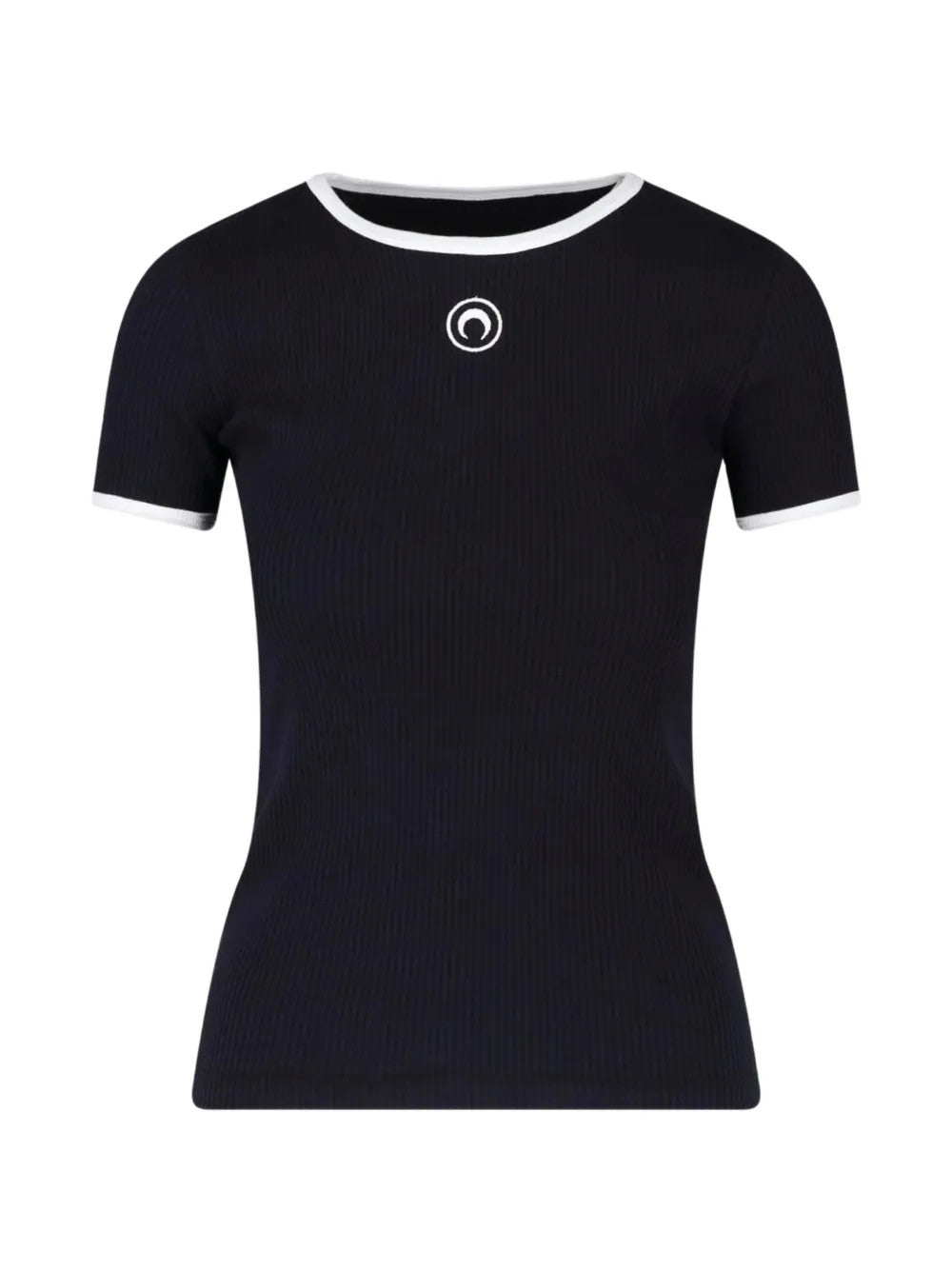 Black t-shirt, front view