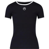 Black t-shirt, front view