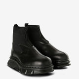 Black boots, side view