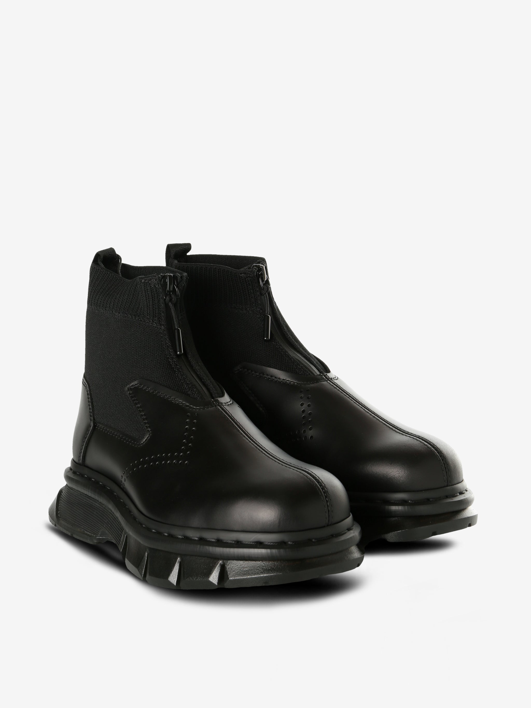 Black boots, side view