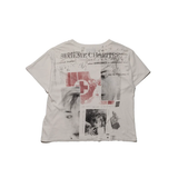 White t-shirt, front view