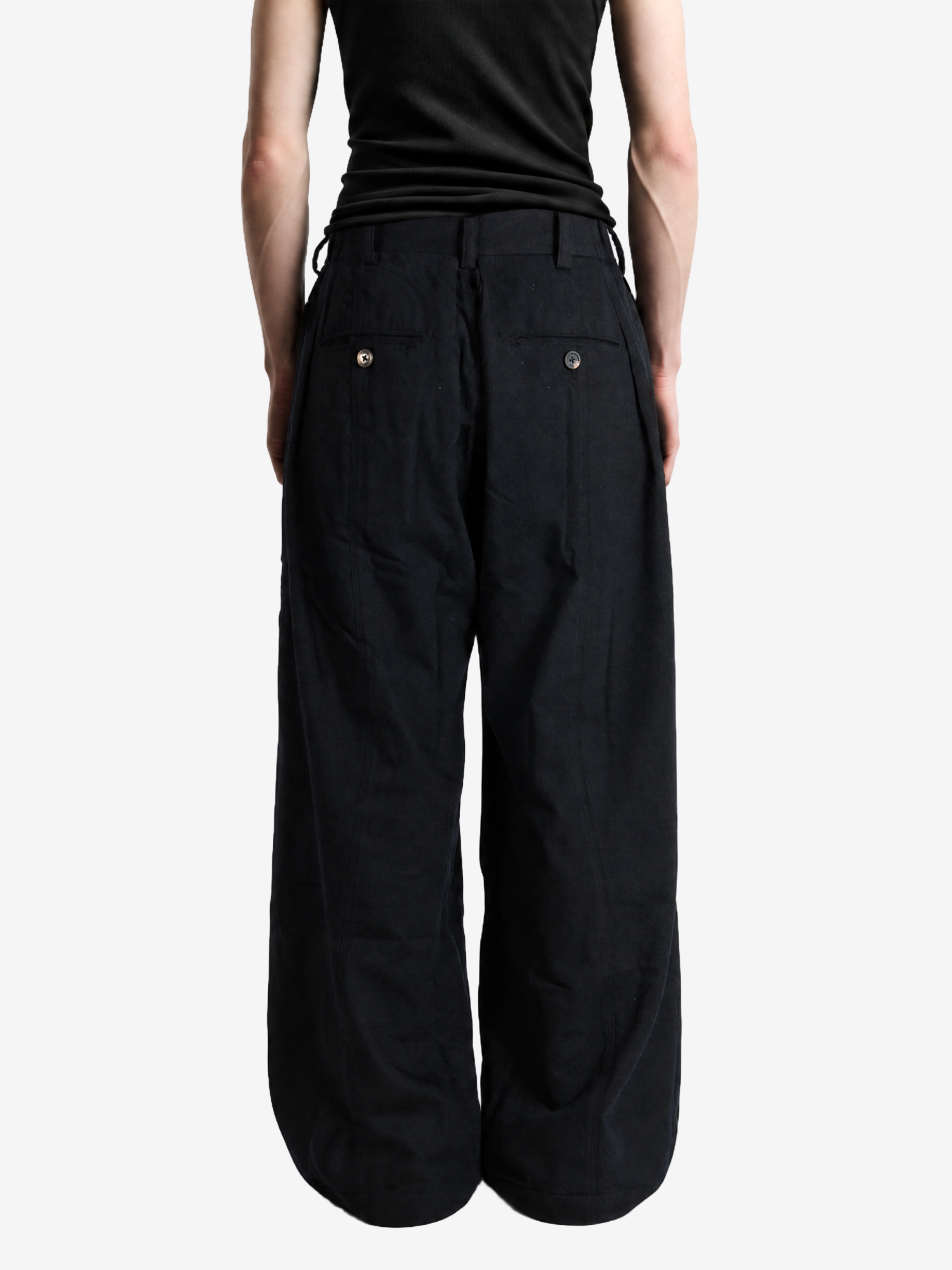 Black pants, front view