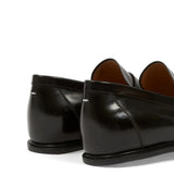 Black shoes, back view