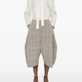 white shirts, full body view