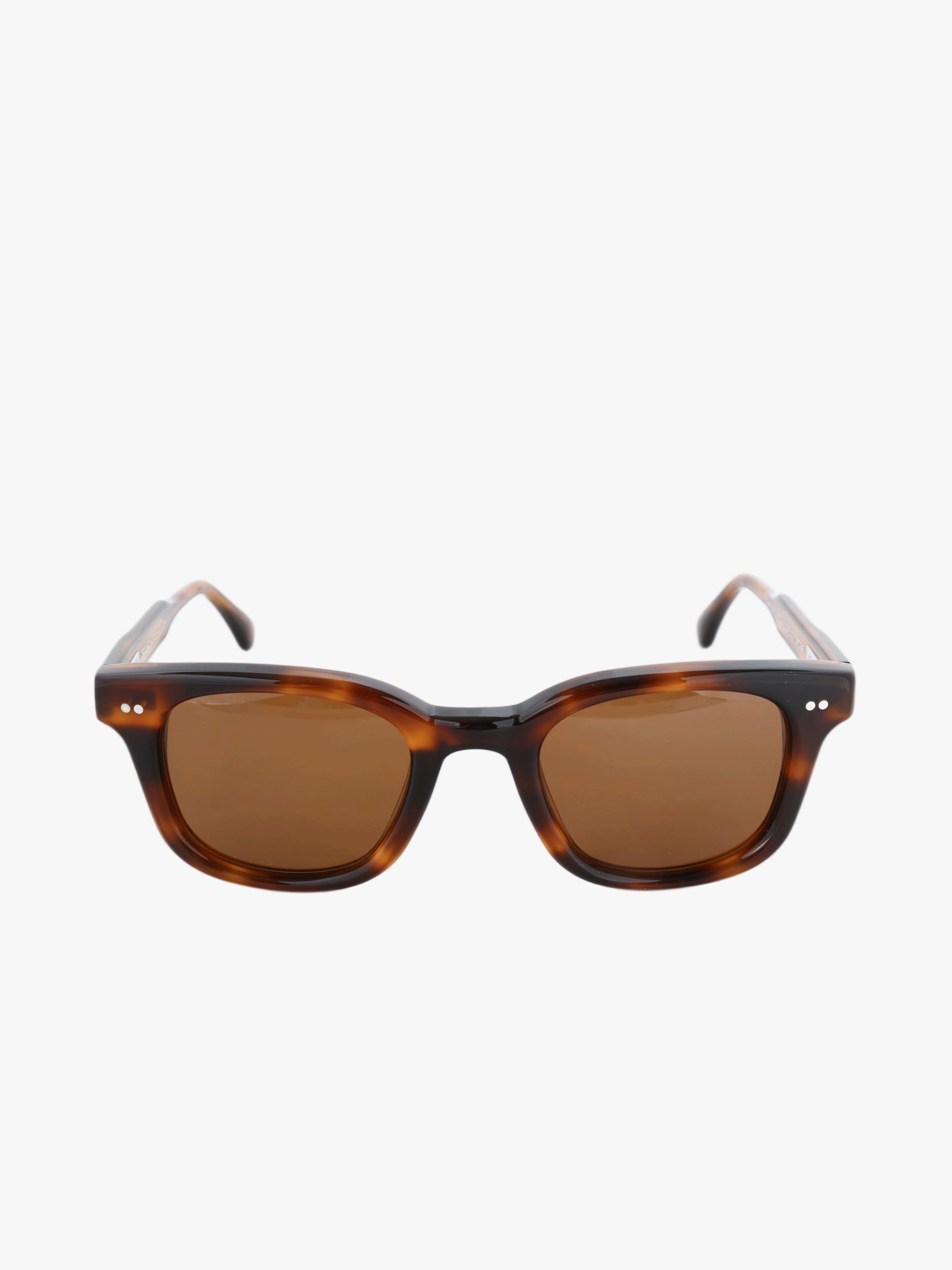 Brown eyewear, front view