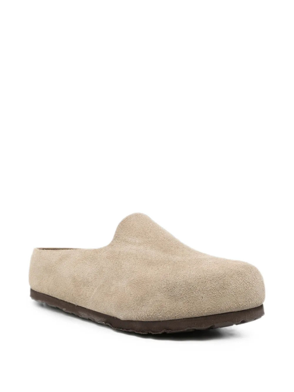 Tan sandals, front view
