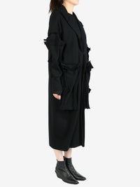 YOHJI YAMAMOTO - Women Box Detail Long Cardigan