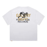 White T-shirts, back view