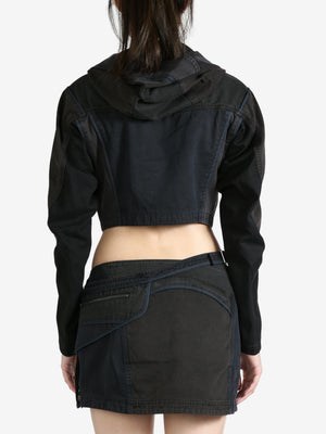 HYEIN SEO - Women Patchwork Crop Jacket