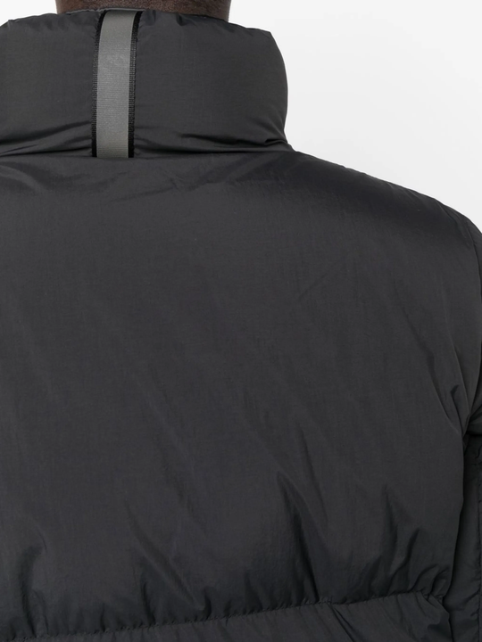 Black coat ,showing texture of the fabric