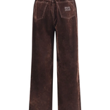 Brown pants,back view