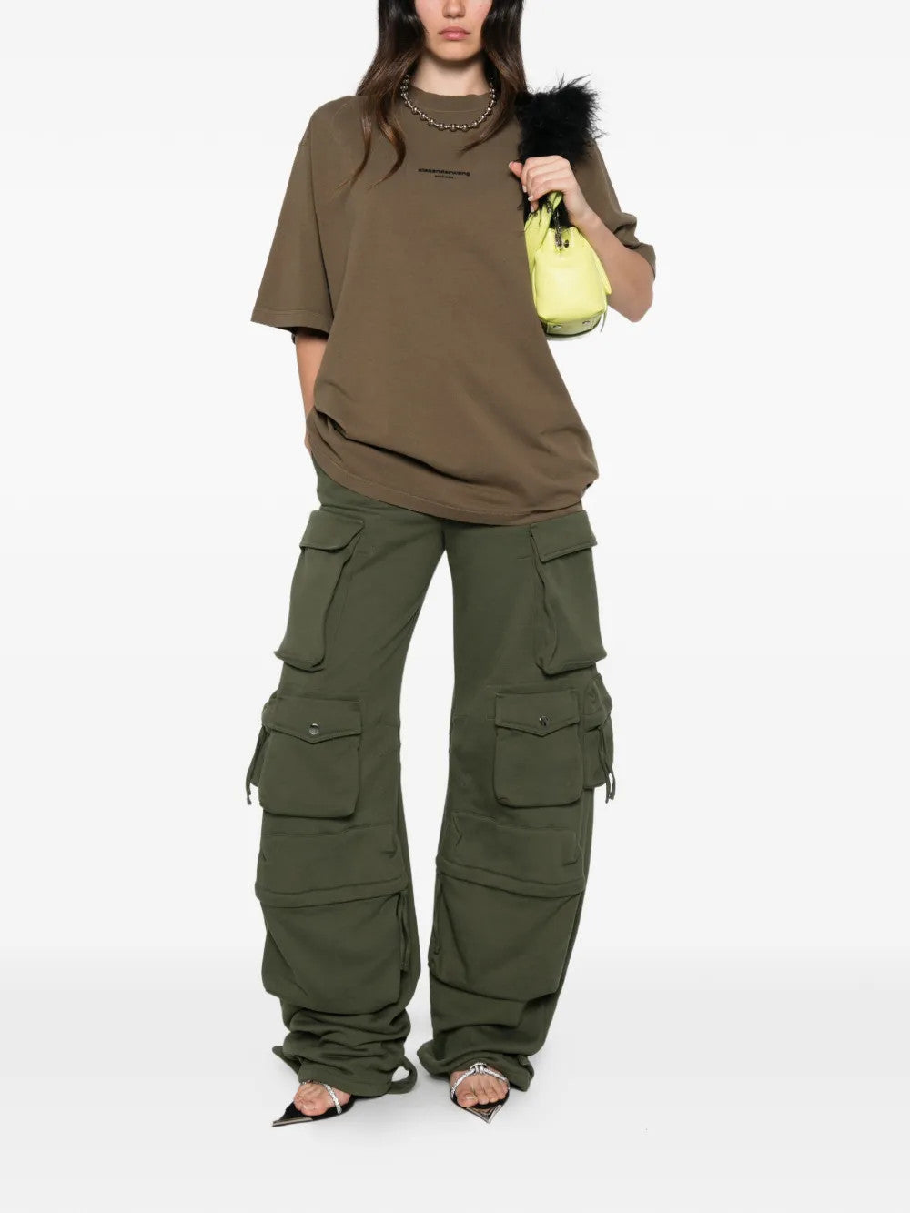 Green t-shirt, front view